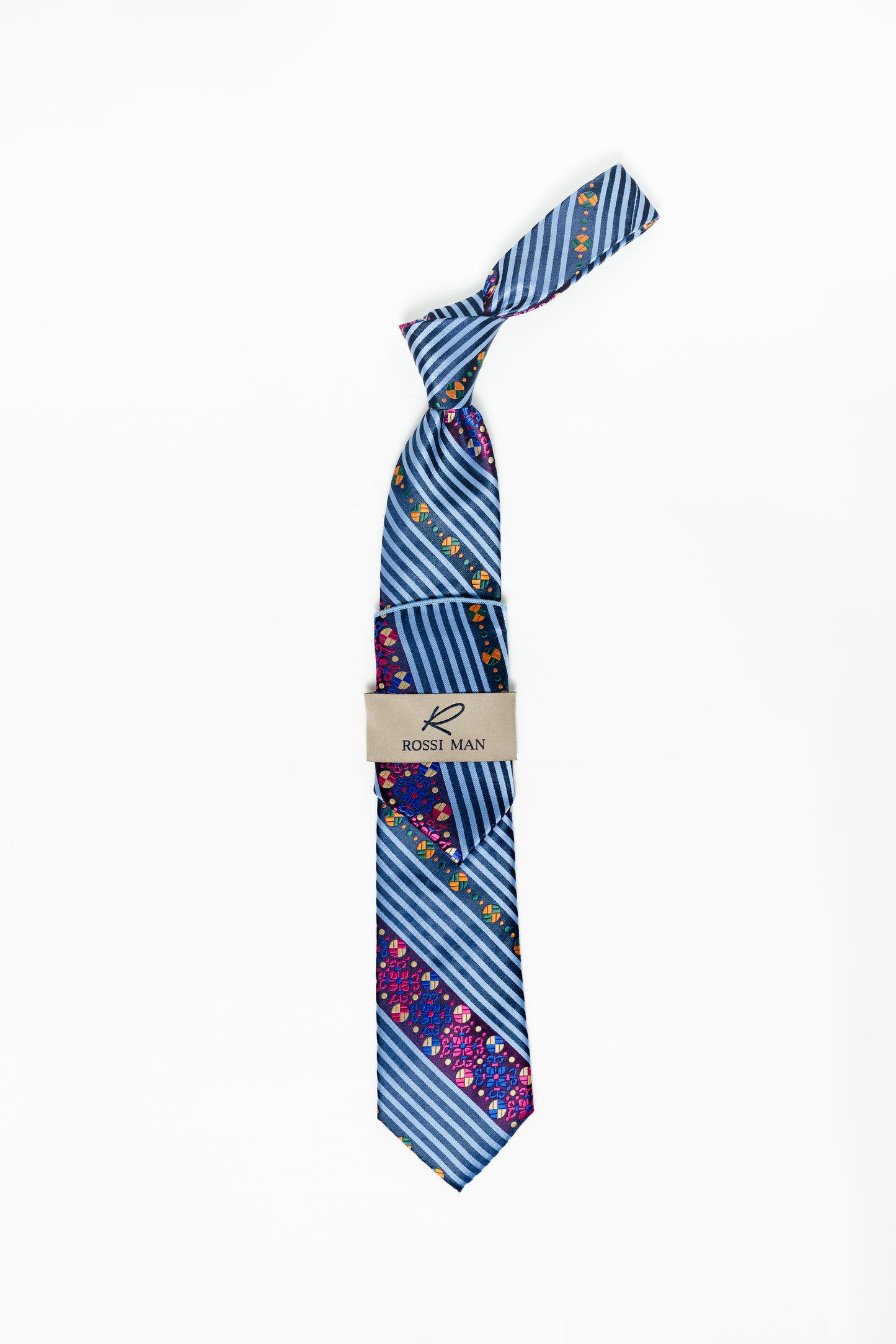Rossi Man Tie and Pocket Round RMR512-1
