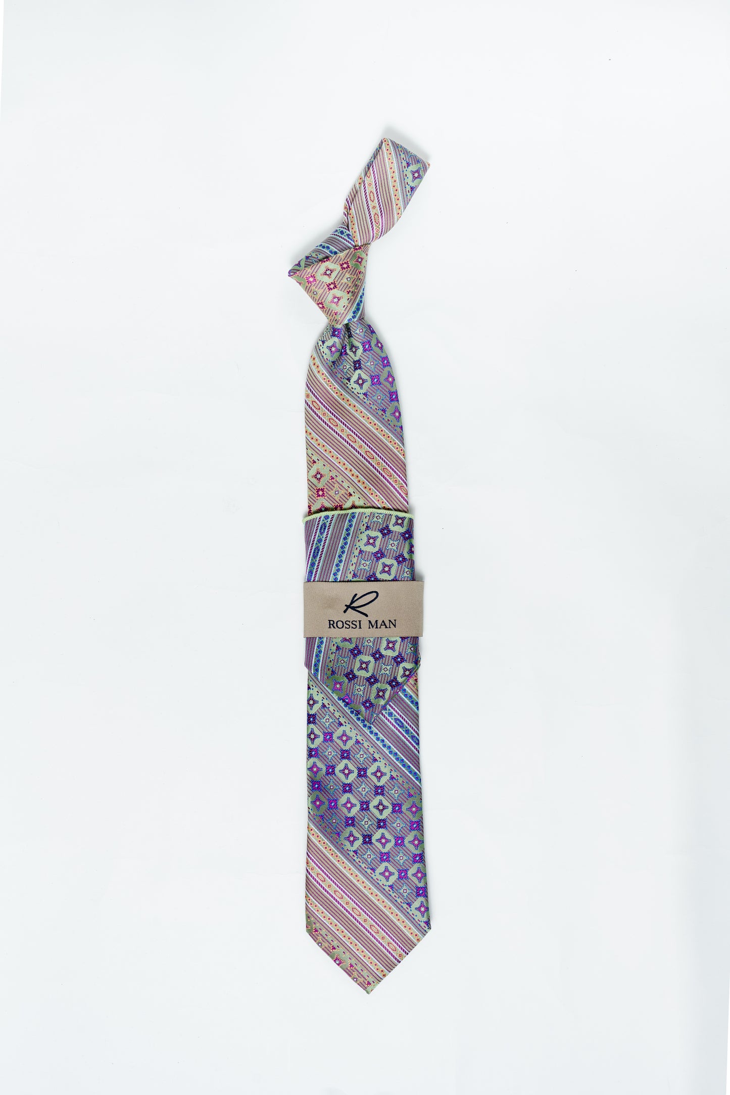 Rossi Man Tie and Pocket Round RMR513-6