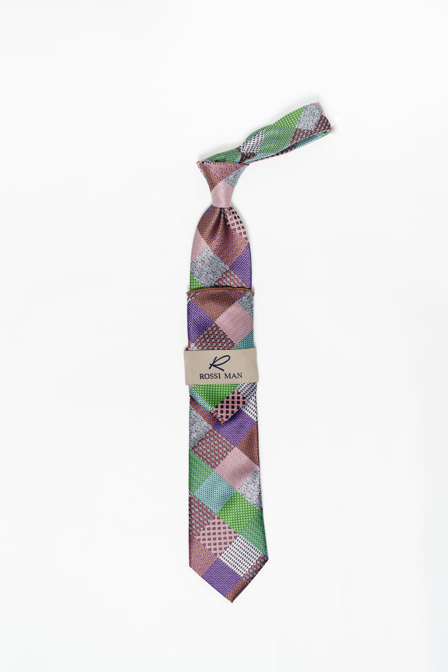 Rossi Man Tie and Pocket Round RMR517-2