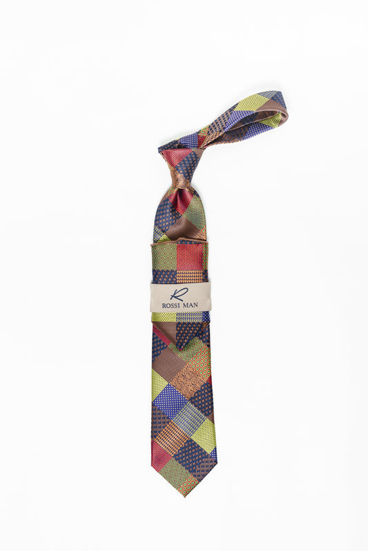Rossi Man Tie and Pocket Round RMR517-3