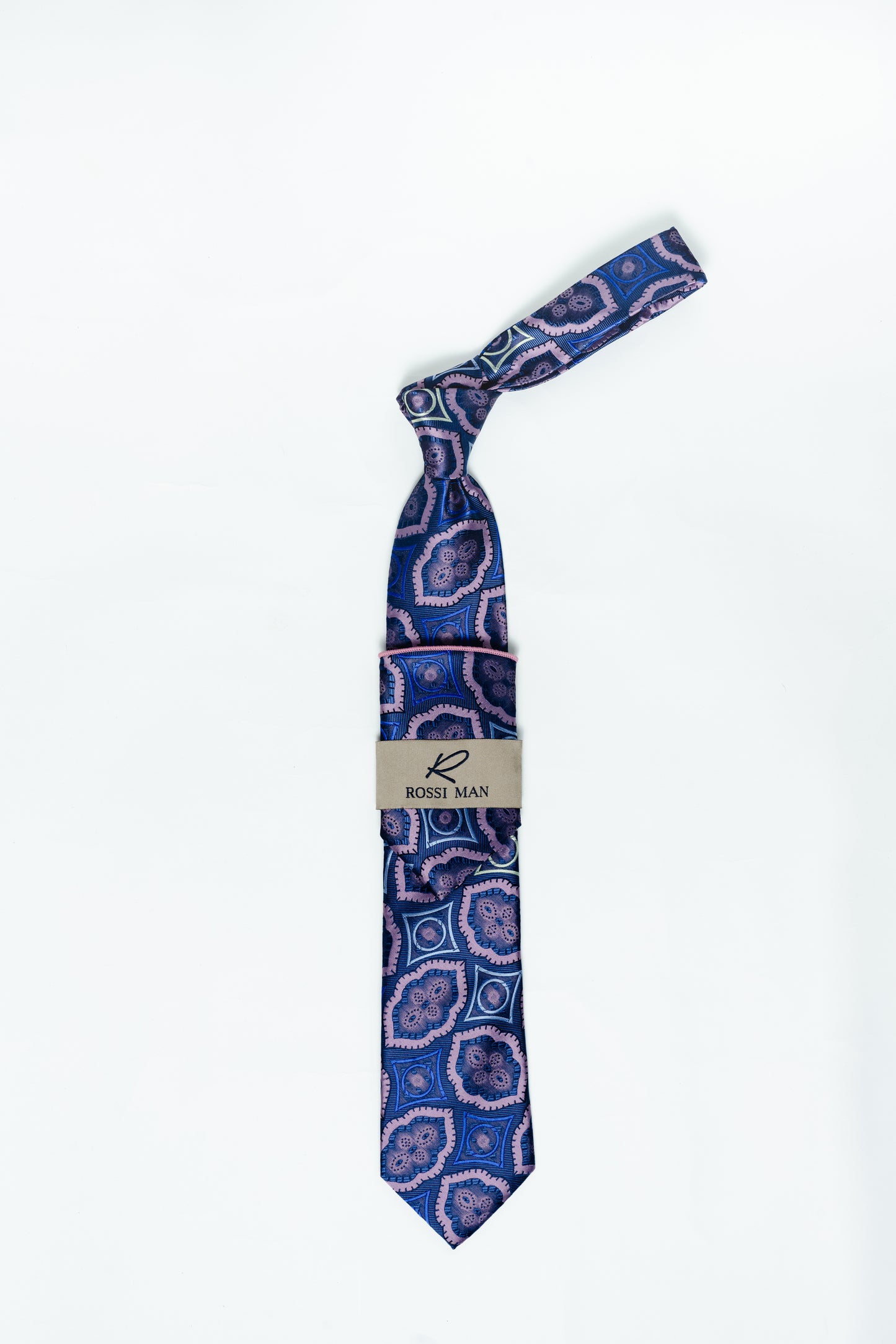 Rossi Man Tie and Pocket Round RMR519-4