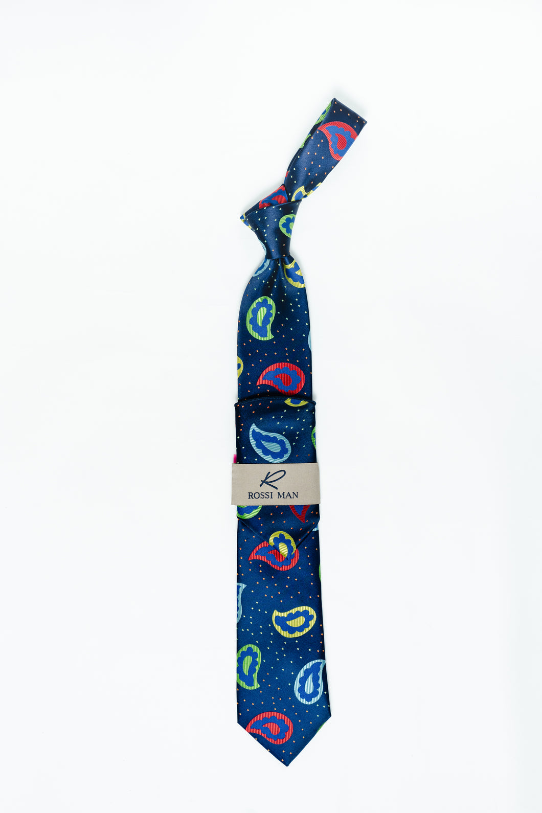 Rossi Man Tie and Pocket Round RMR520-1