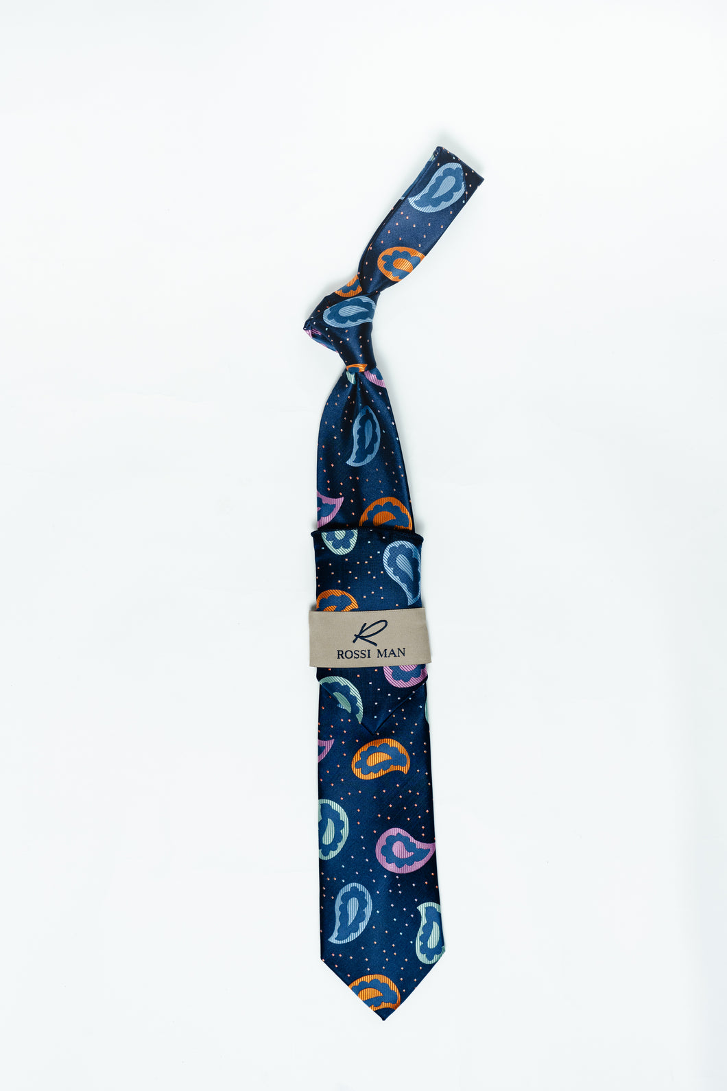 Rossi Man Tie and Pocket Round RMR520-2