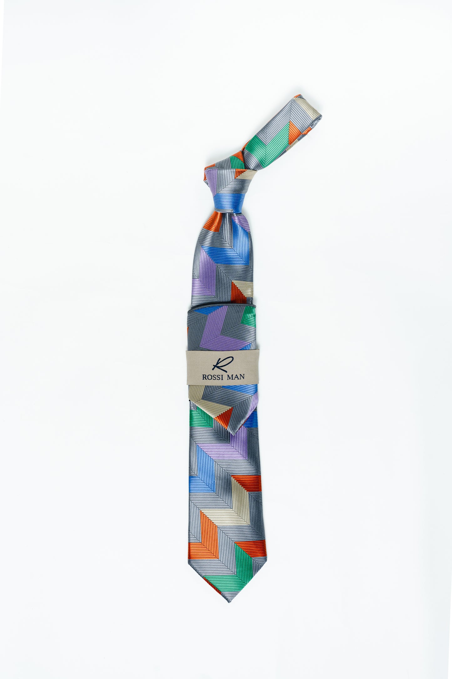 Rossi Man Tie and Pocket Round RMR523-3