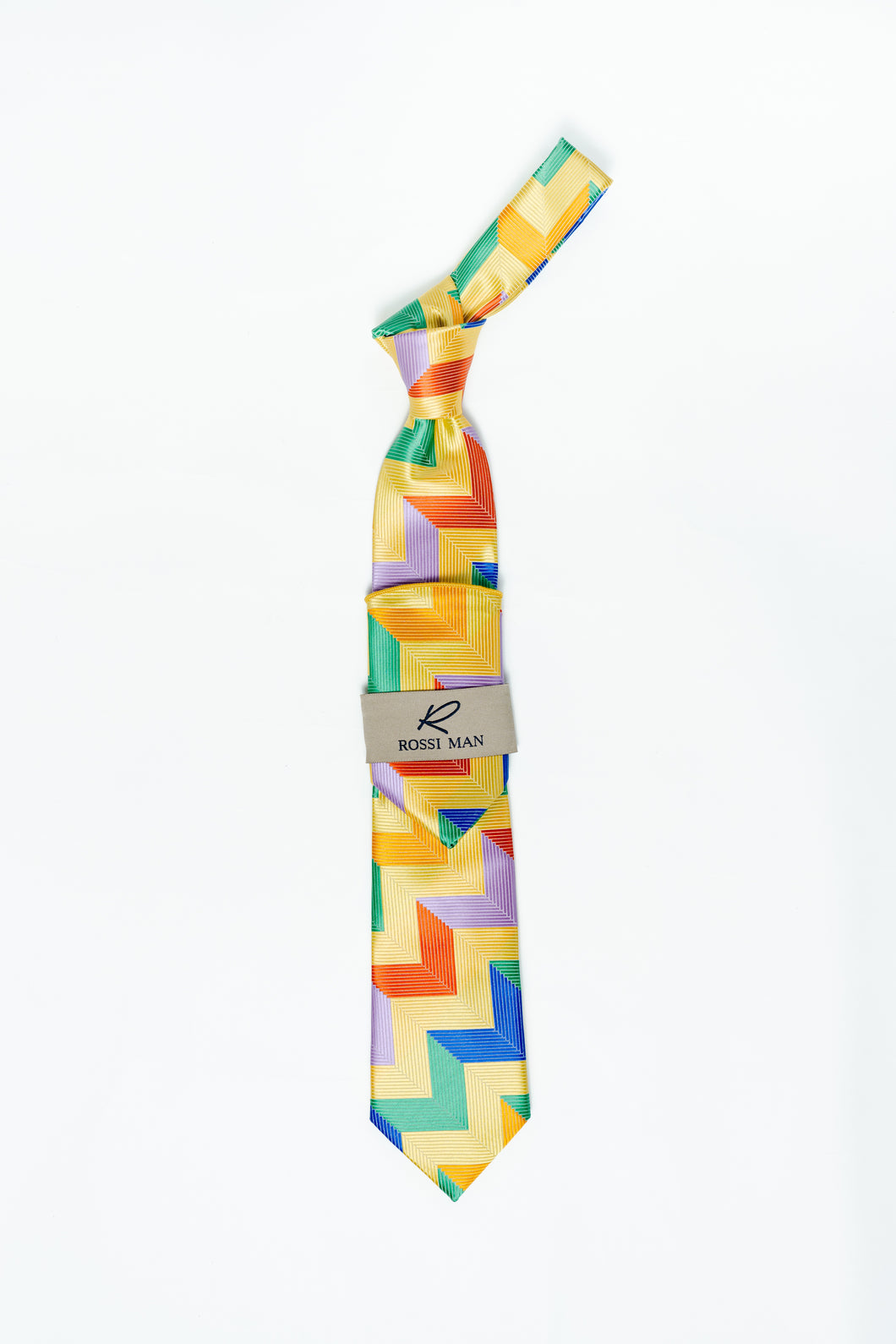 Rossi Man Tie and Pocket Round RMR523-4
