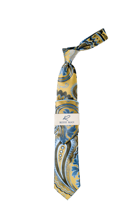 Rossi Man Tie and Pocket Round RMR551-3