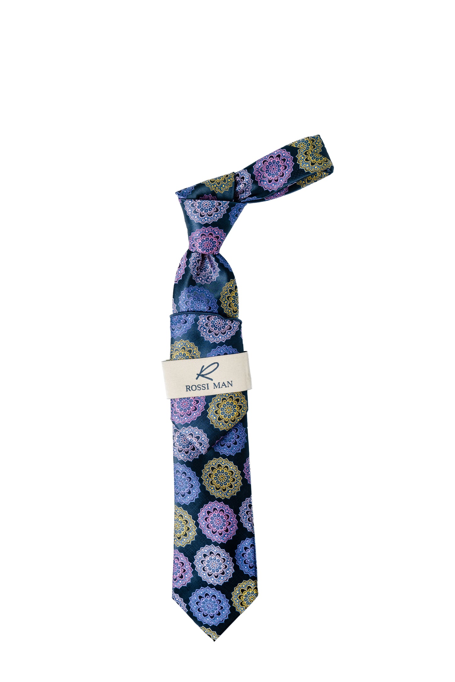 Rossi Man Tie and Pocket Round RMR552-1