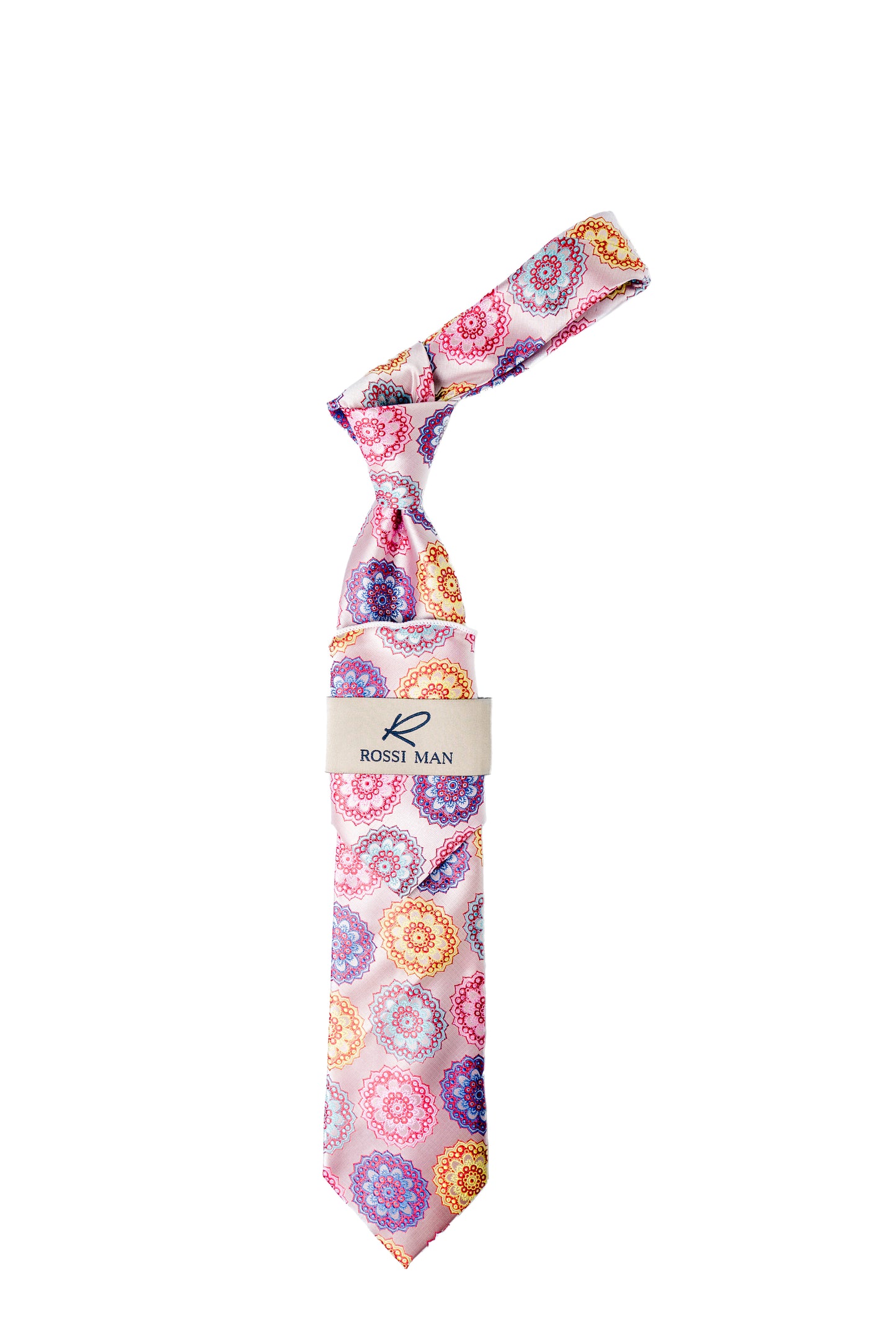 Rossi Man Tie and Pocket Round RMR552-4