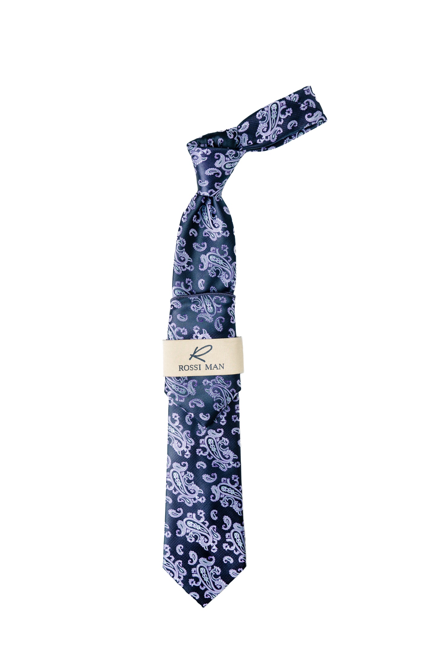 Rossi Man Tie and Pocket Round RMR554-1