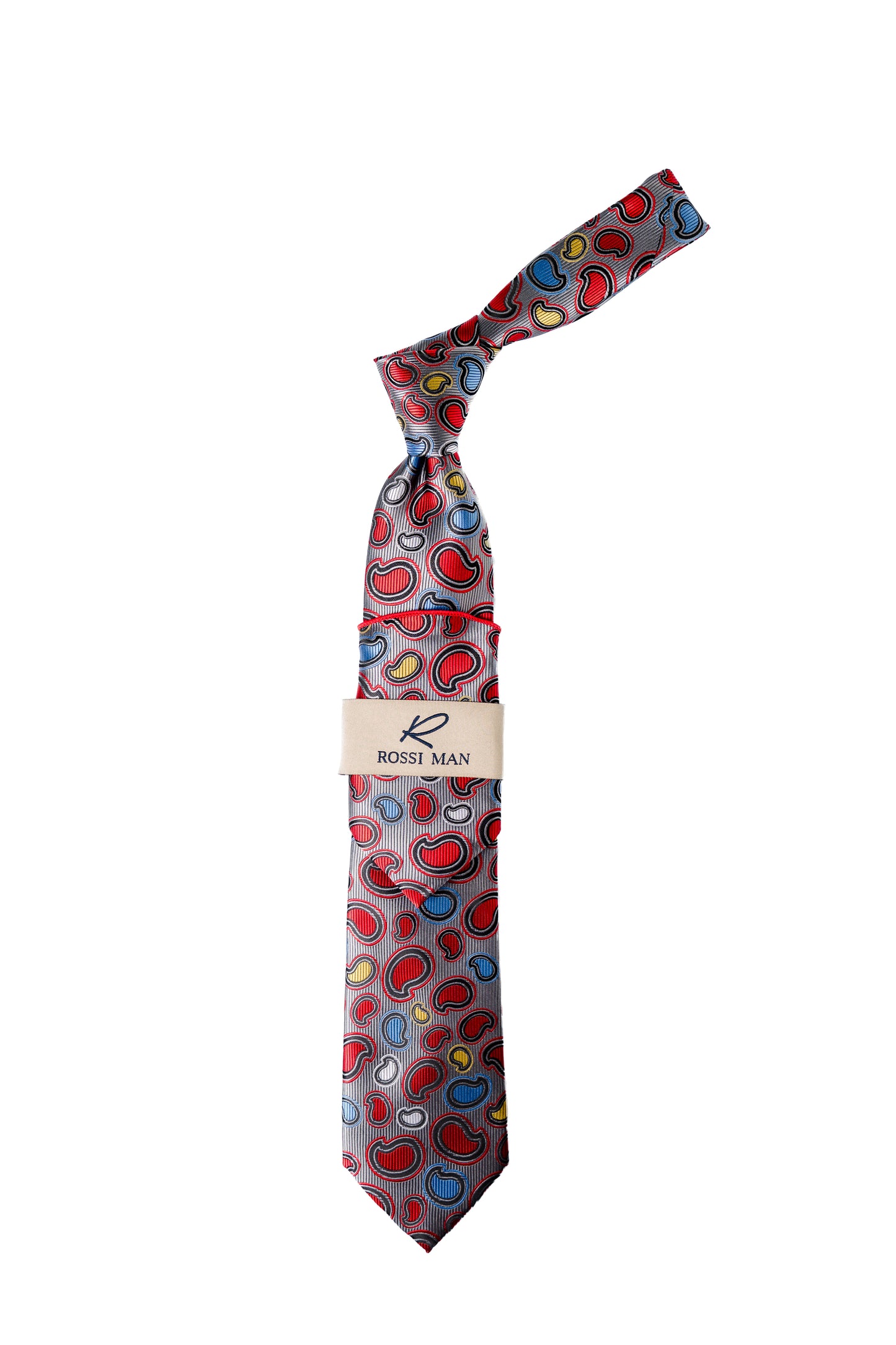 Rossi Man Tie and Pocket Round RMR558-4