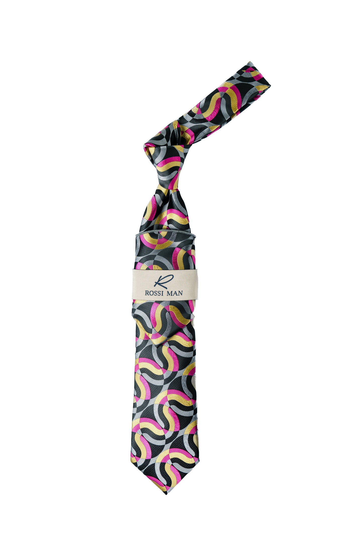 Rossi Man Tie and Pocket Round RMR559-1