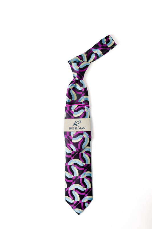 Rossi Man Tie and Pocket Round RMR559-3