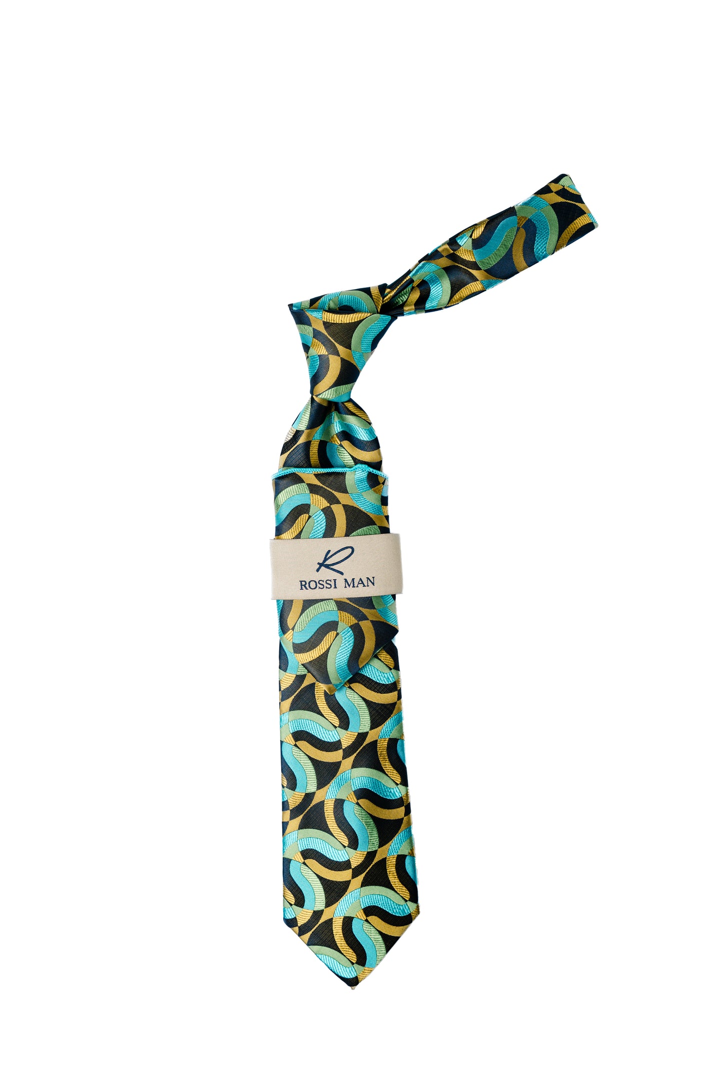 Rossi Man Tie and Pocket Round RMR559-4