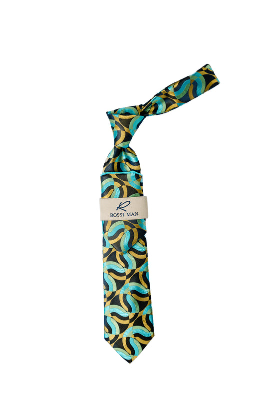 Rossi Man Tie and Pocket Round RMR559-4