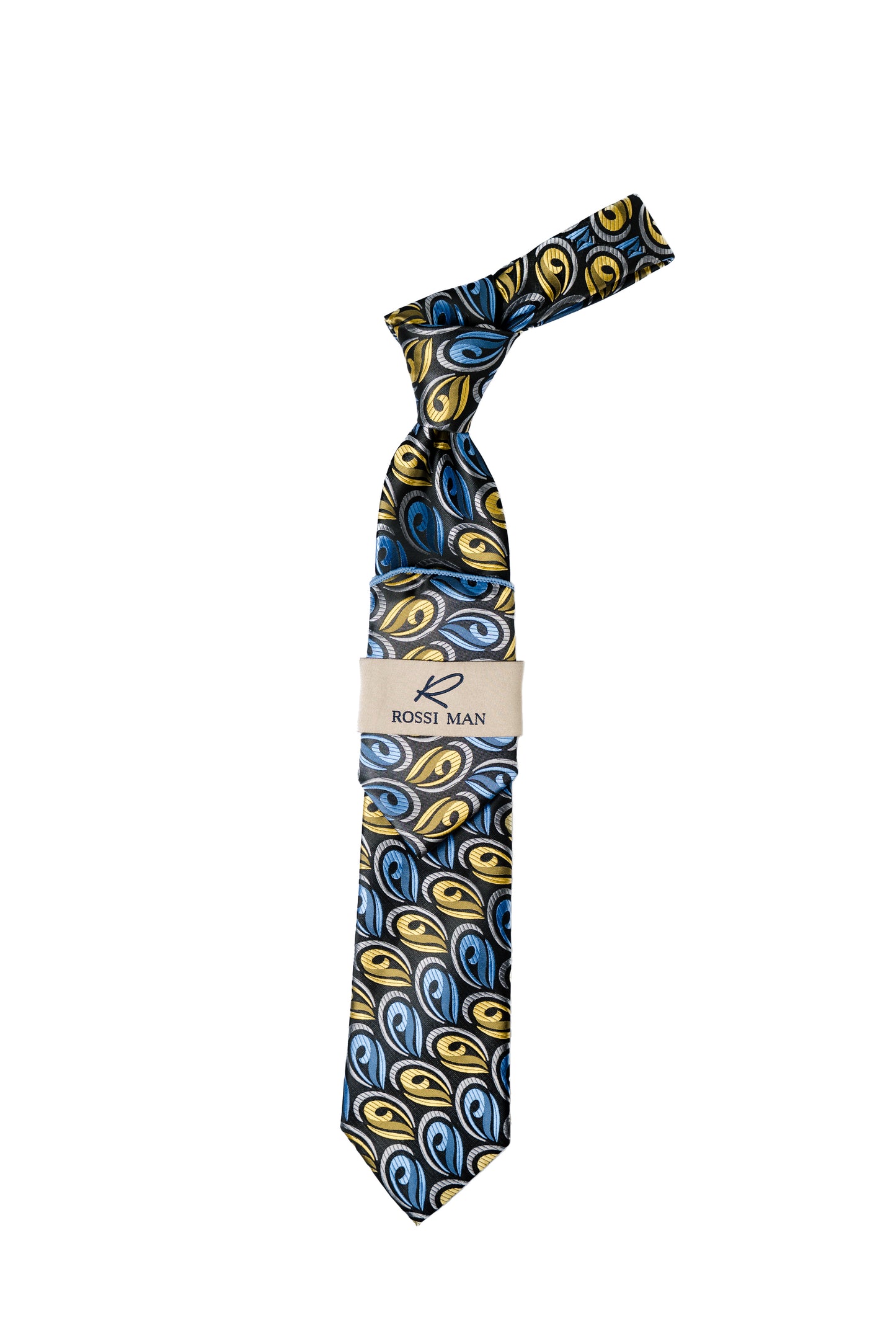 Rossi Man Tie and Pocket Round RMR561-3