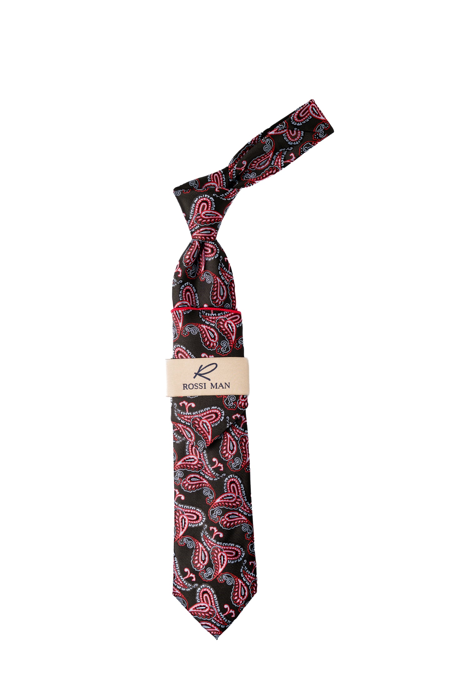 Rossi Man Tie and Pocket Round RMR564-3