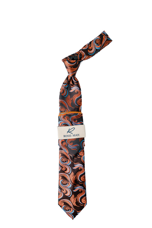 Rossi Man Tie and Pocket Round RMR565-3