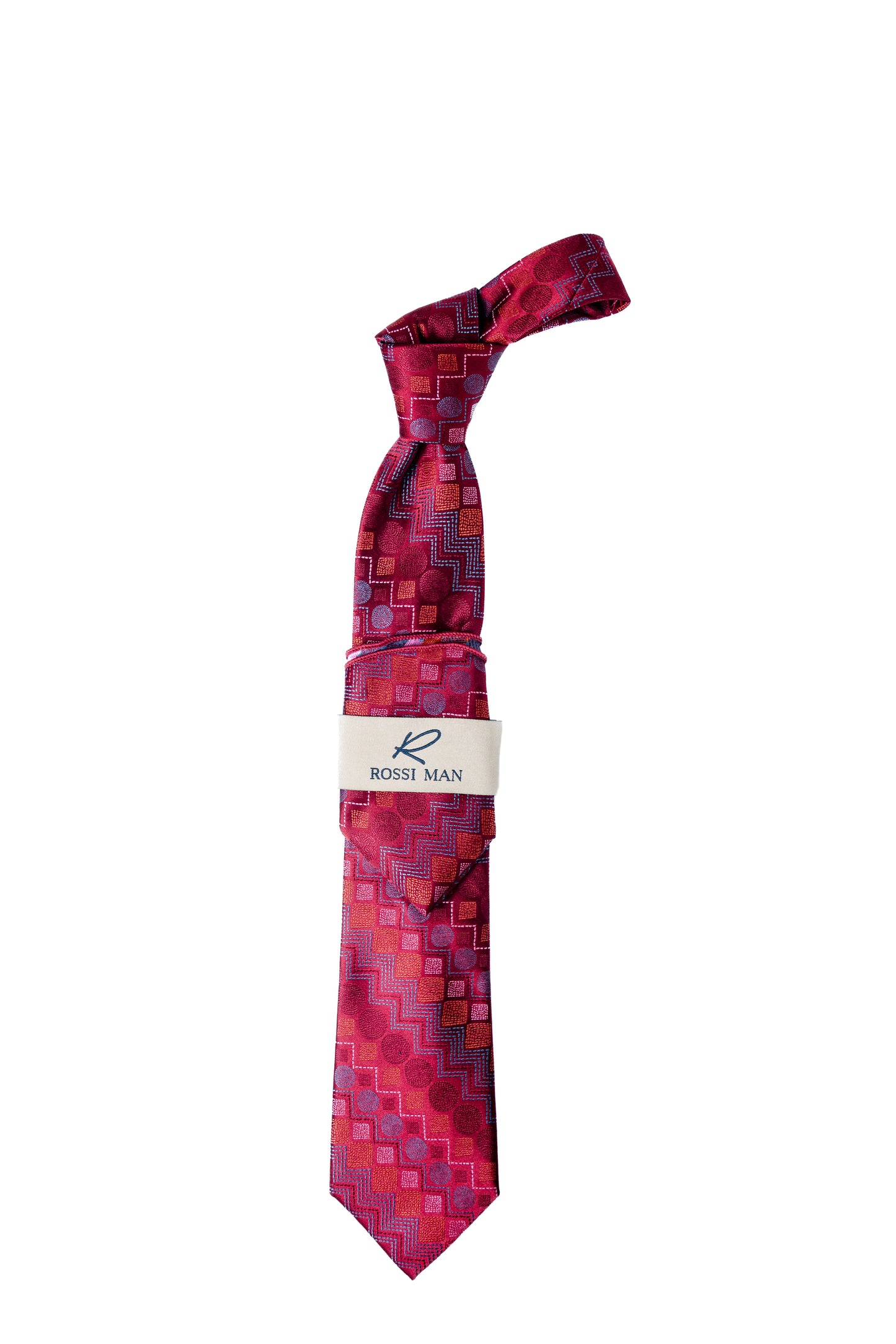 Rossi Man Tie and Pocket Round RMR568-1