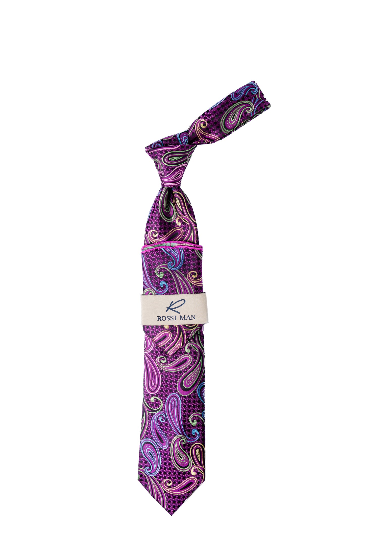 Rossi Man Tie and Pocket Round RMR570-3