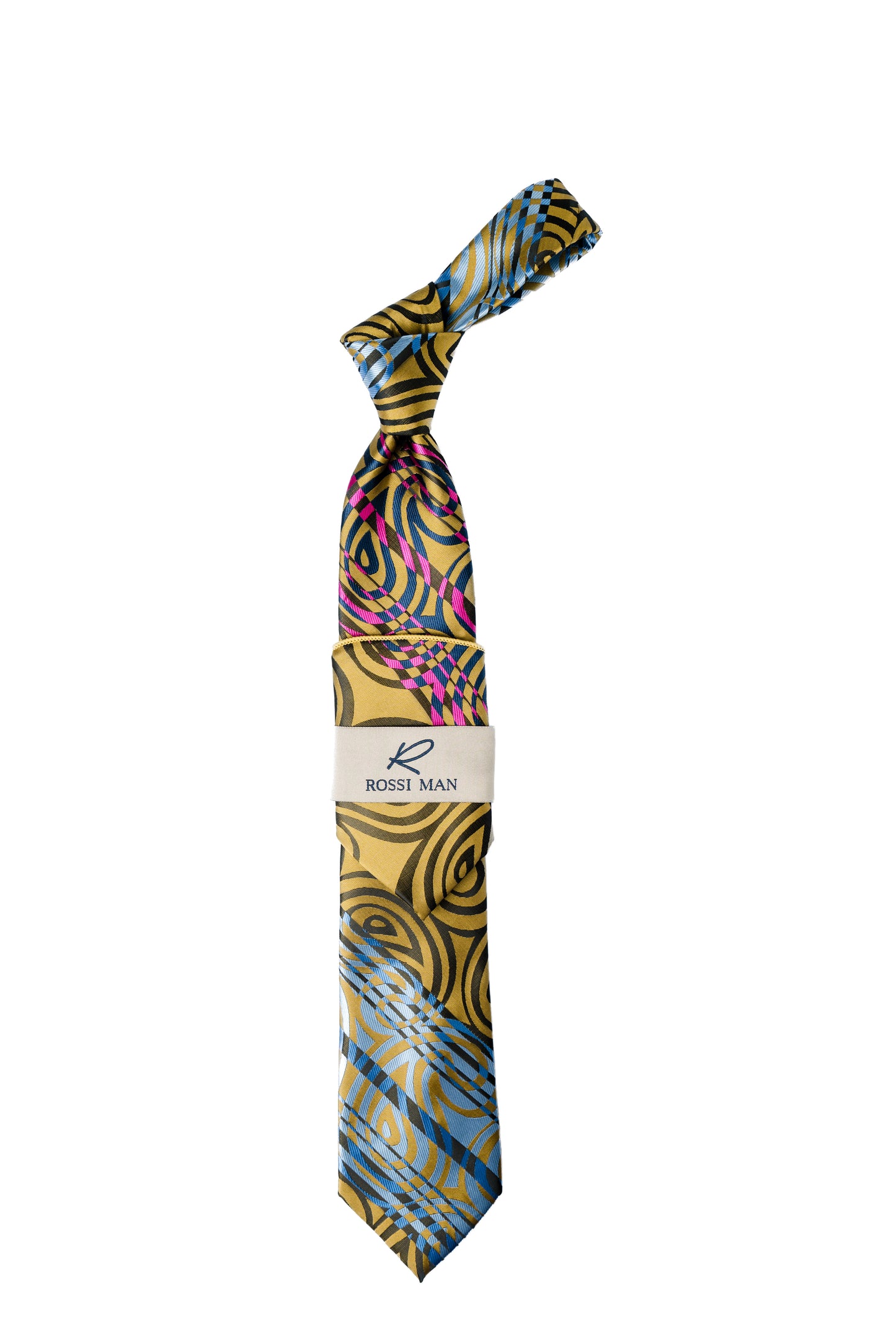 Rossi Man Tie and Pocket Round RMR572-1