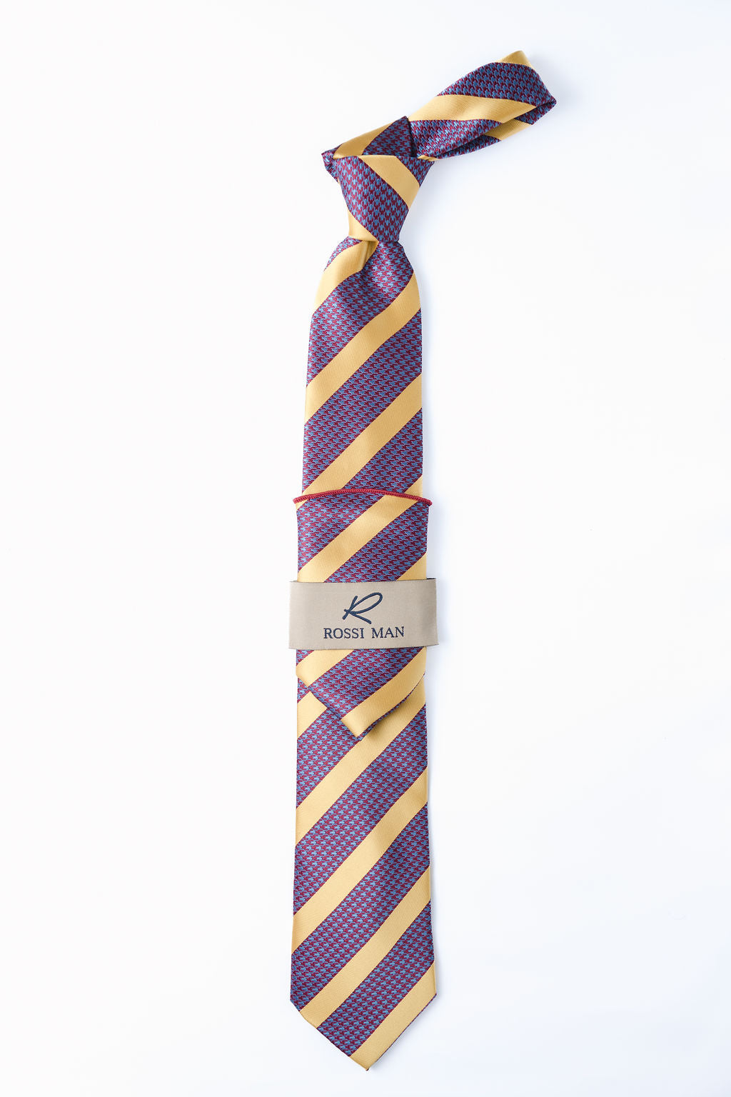Rossi Man Tie and Pocket Round RMR604-4