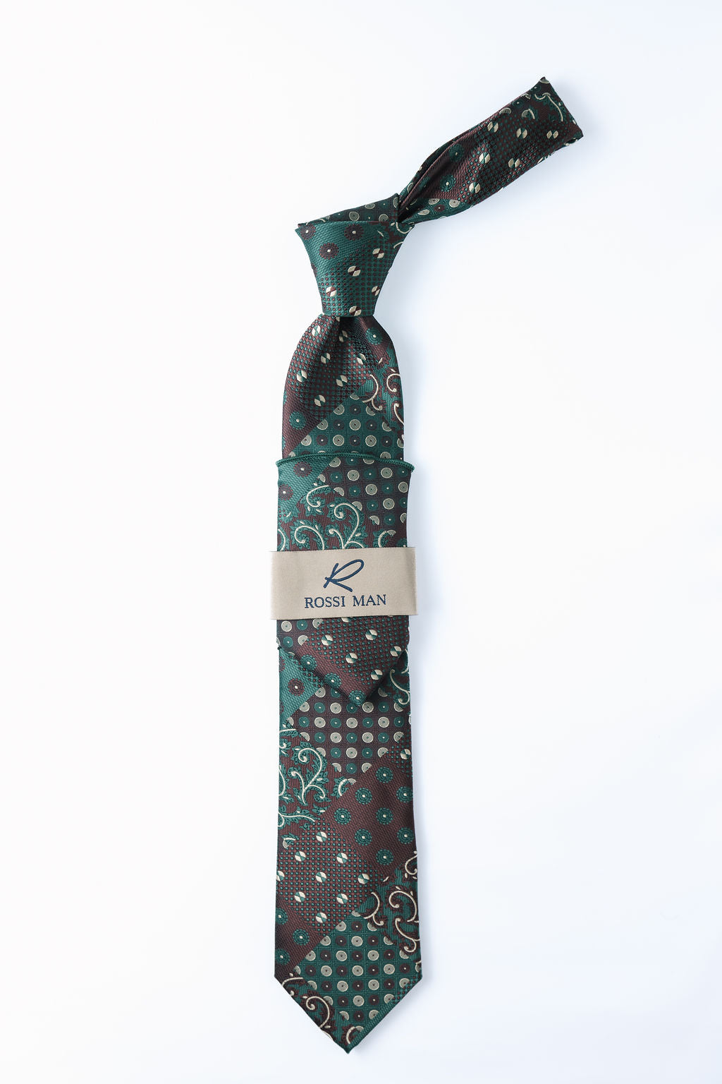 Rossi Man Tie and Pocket Round RMR607-1