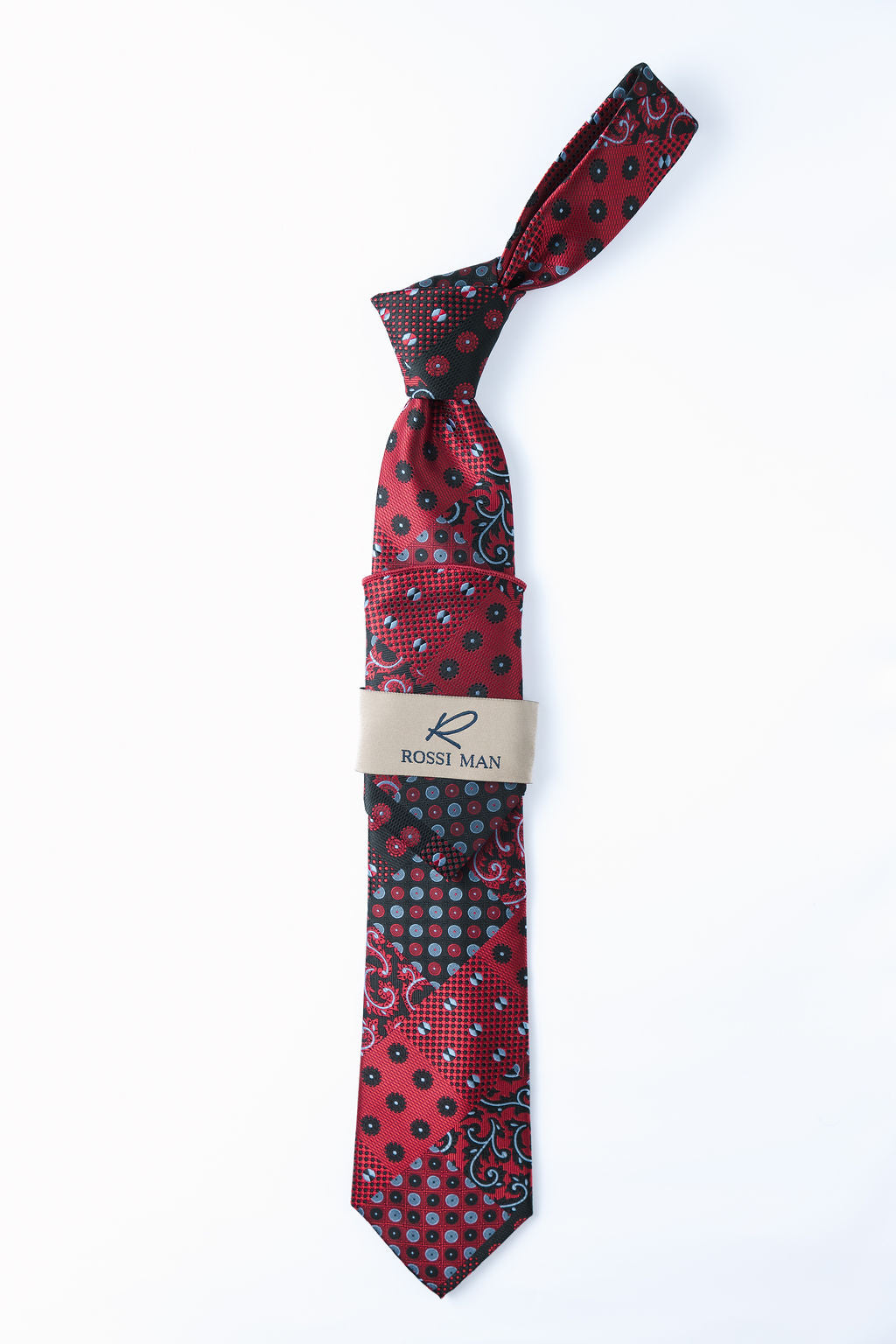 Rossi Man Tie and Pocket Round RMR607-2