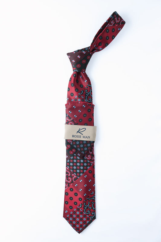 Rossi Man Tie and Pocket Round RMR607-2