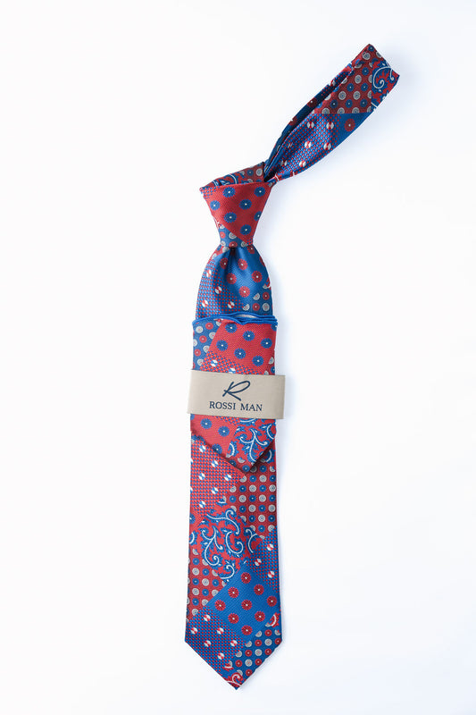 Rossi Man Tie and Pocket Round RMR607-3