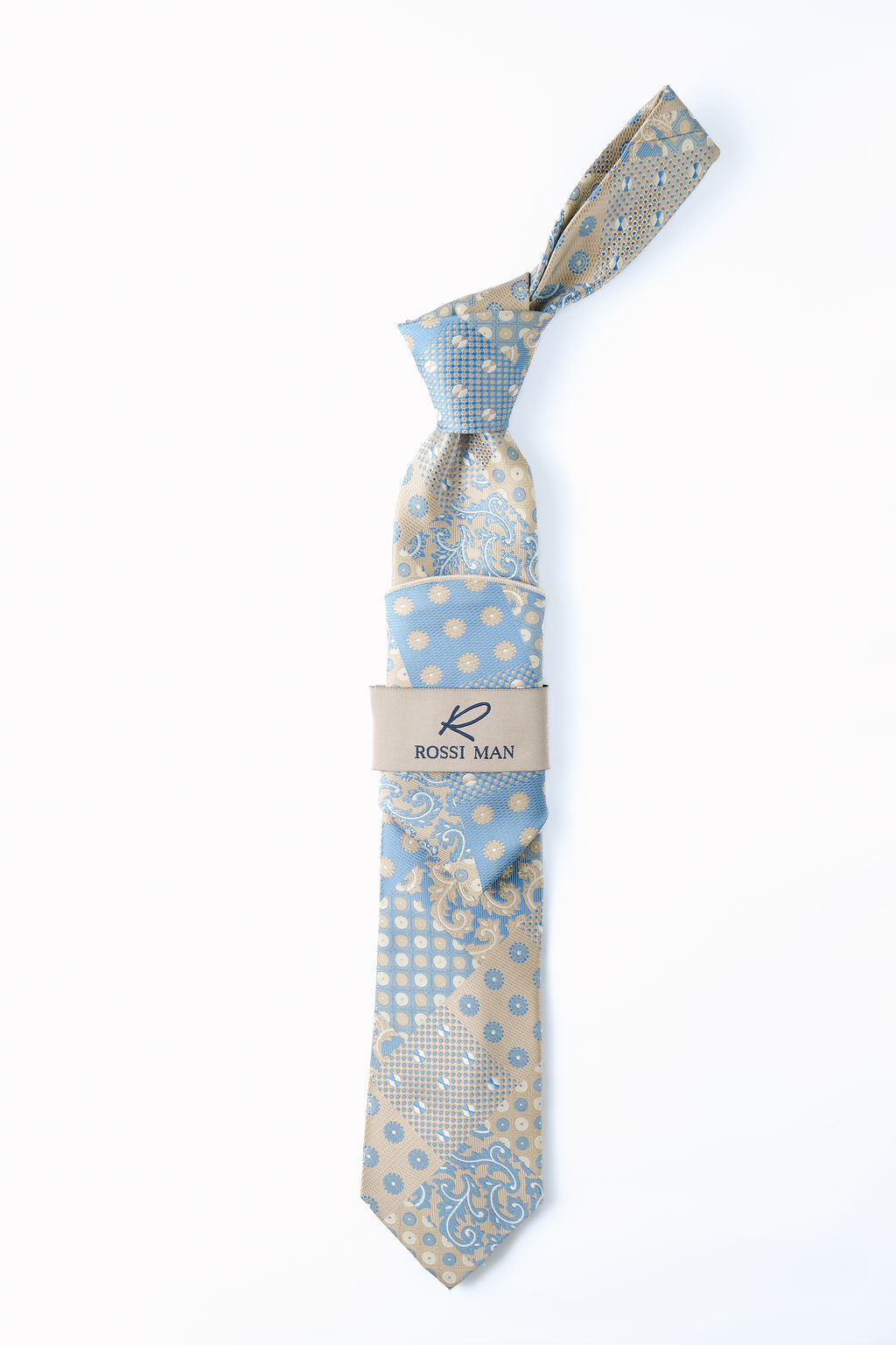 Rossi Man Tie and Pocket Round RMR607-4
