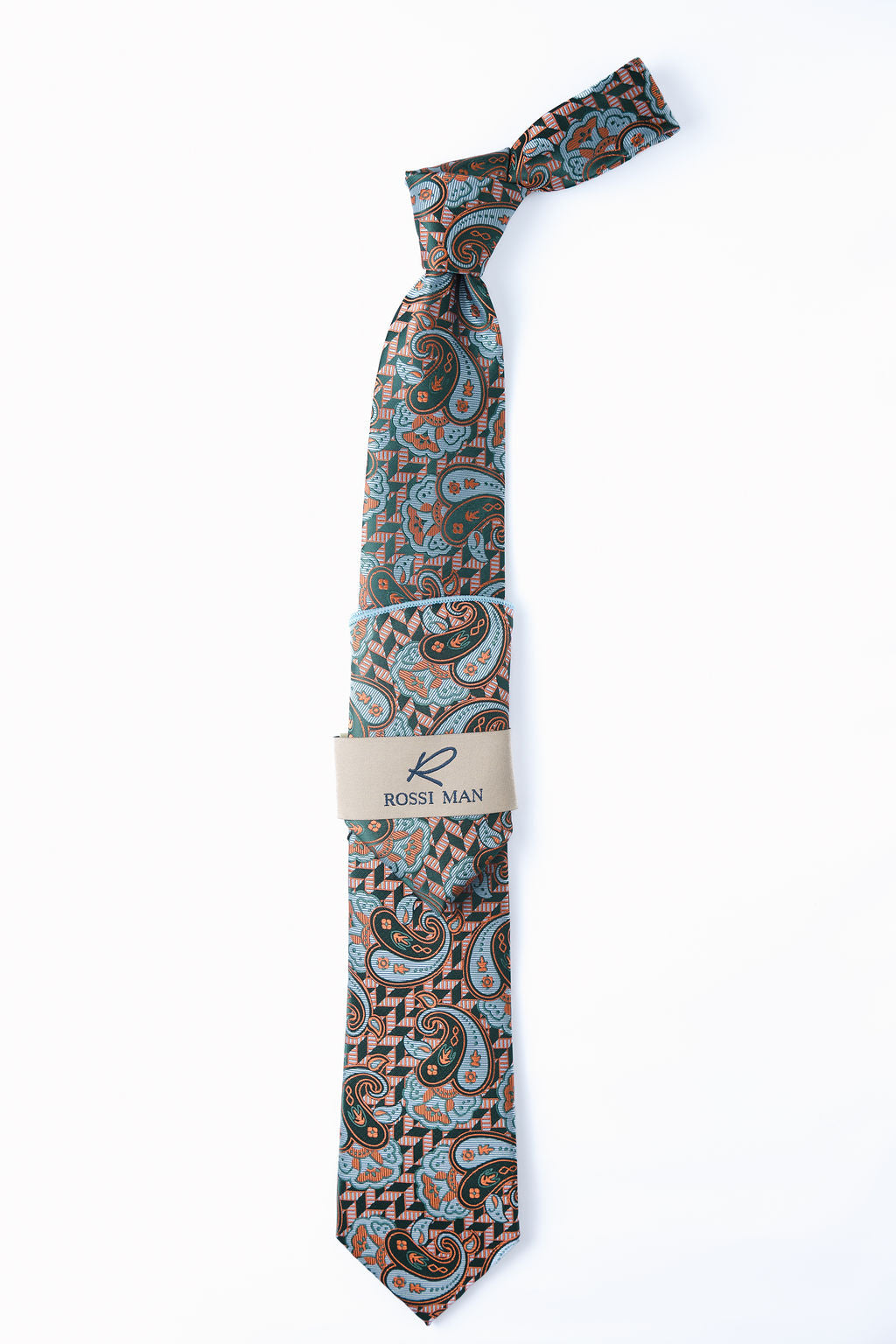 Rossi Man Tie and Pocket Round RMR611-4