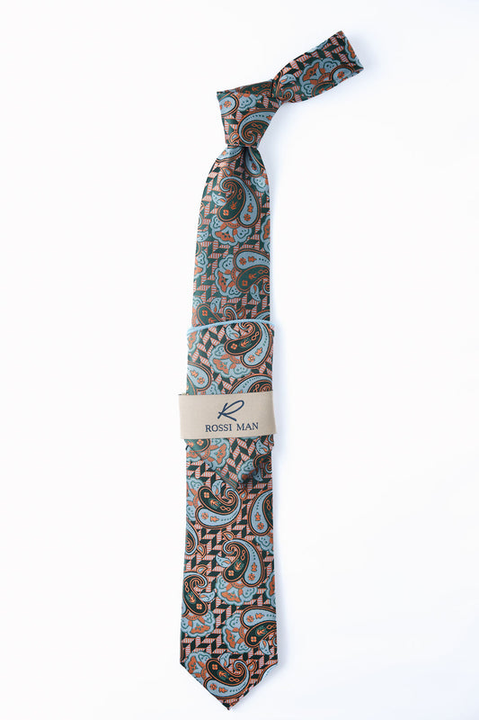 Rossi Man Tie and Pocket Round RMR611-4