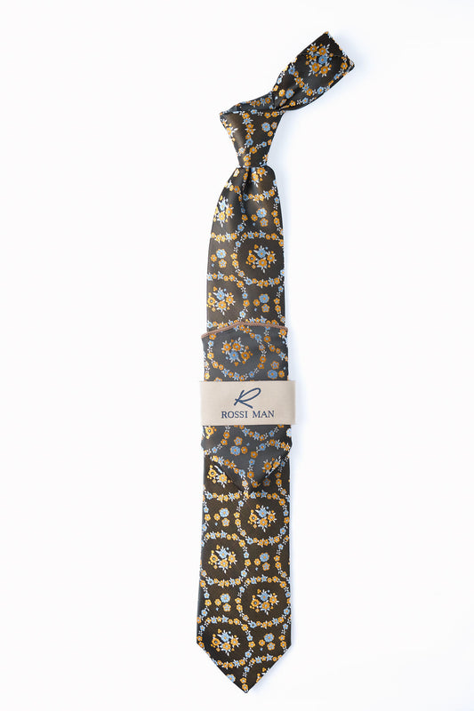 Rossi Man Tie and Pocket Round RMR613-3