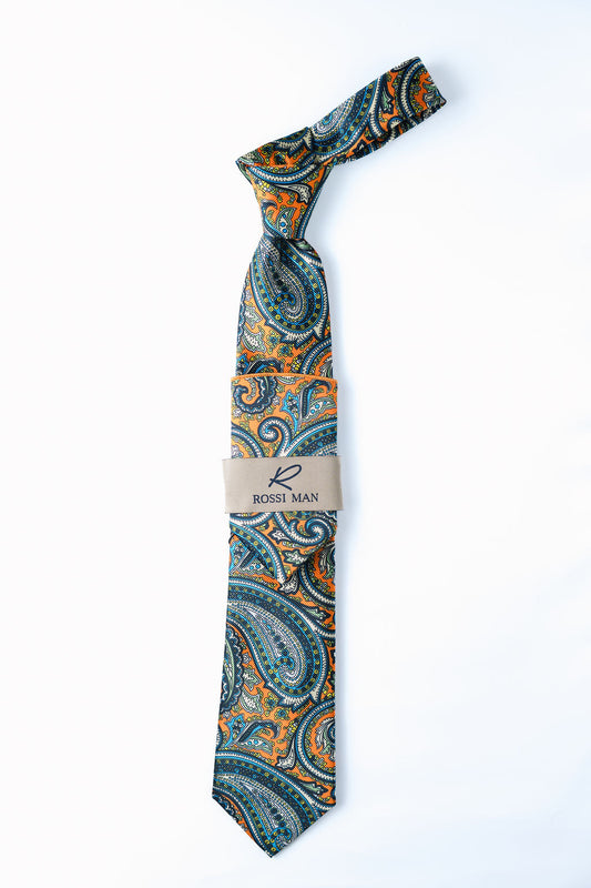 Rossi Man Tie and Pocket Round RMR627-3