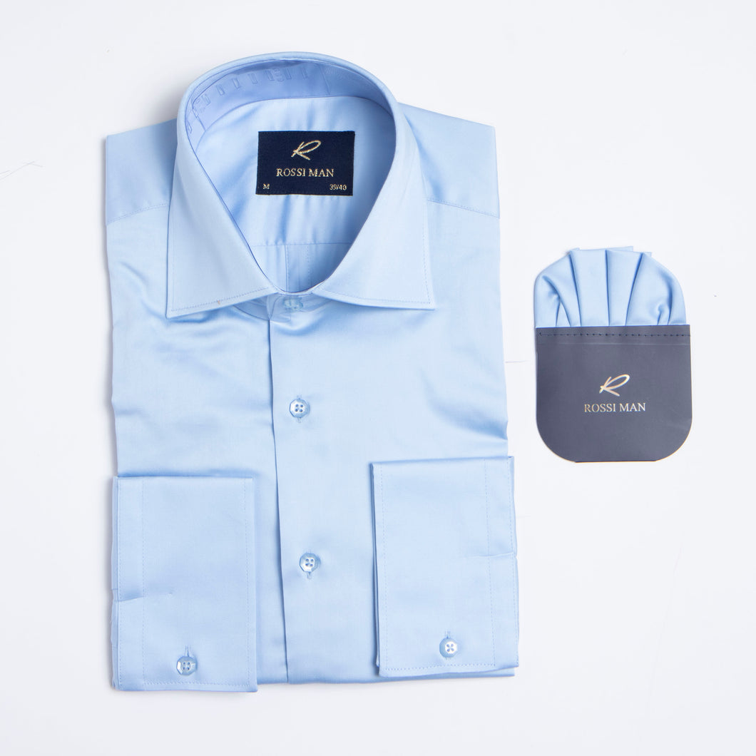 ROSSI MAN SHIRT RS1-LT BLUE