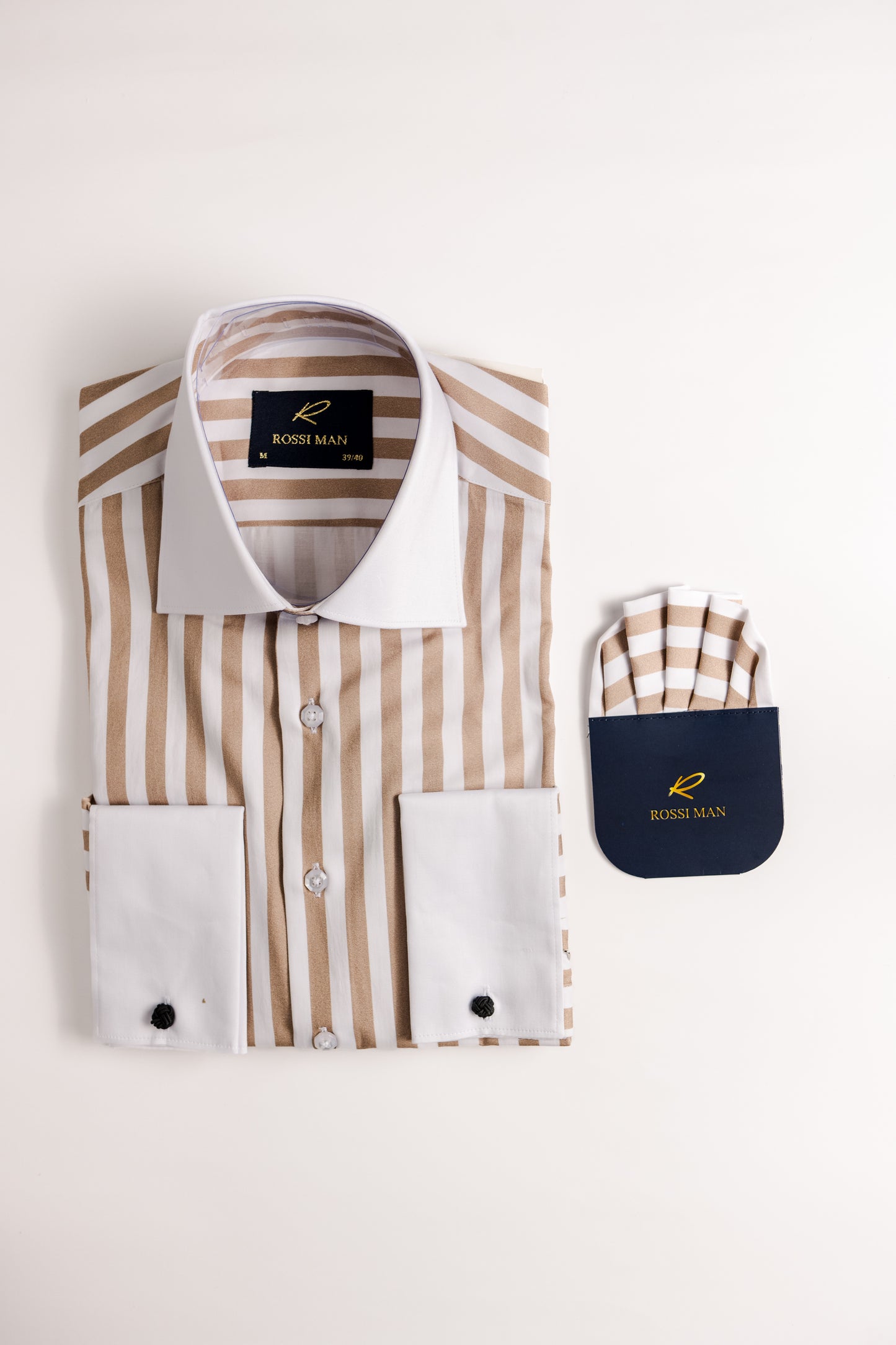 ROSSI MAN SHIRT RS1- BEIGE ST