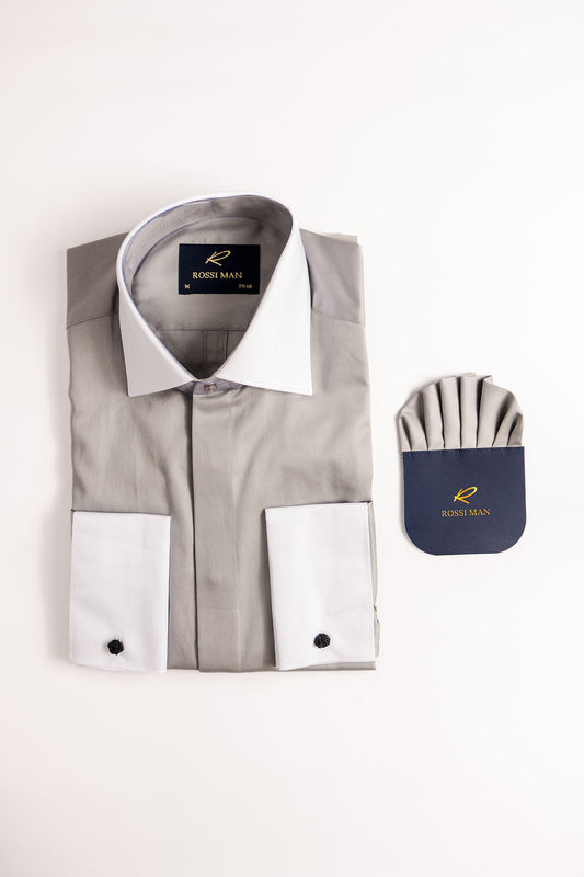 ROSSI MAN SHIRT RS2-GRAY