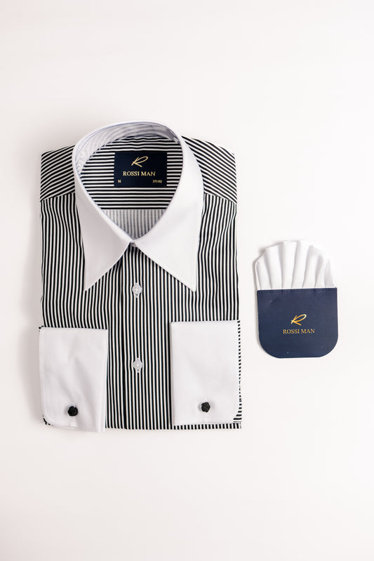 ROSSI MAN SHIRT RS5 BLACK ST