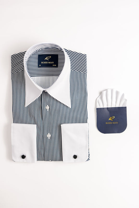 ROSSI MAN SHIRT RS5 NAVY ST