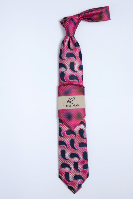 Rossi Man Tie and Pocket Round TT205-2