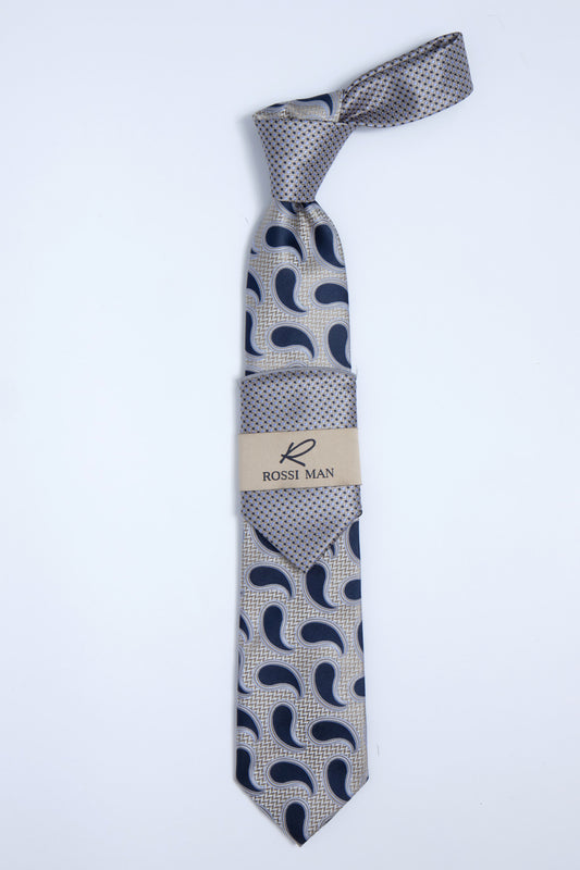 Rossi Man Tie and Pocket Round TT205-6