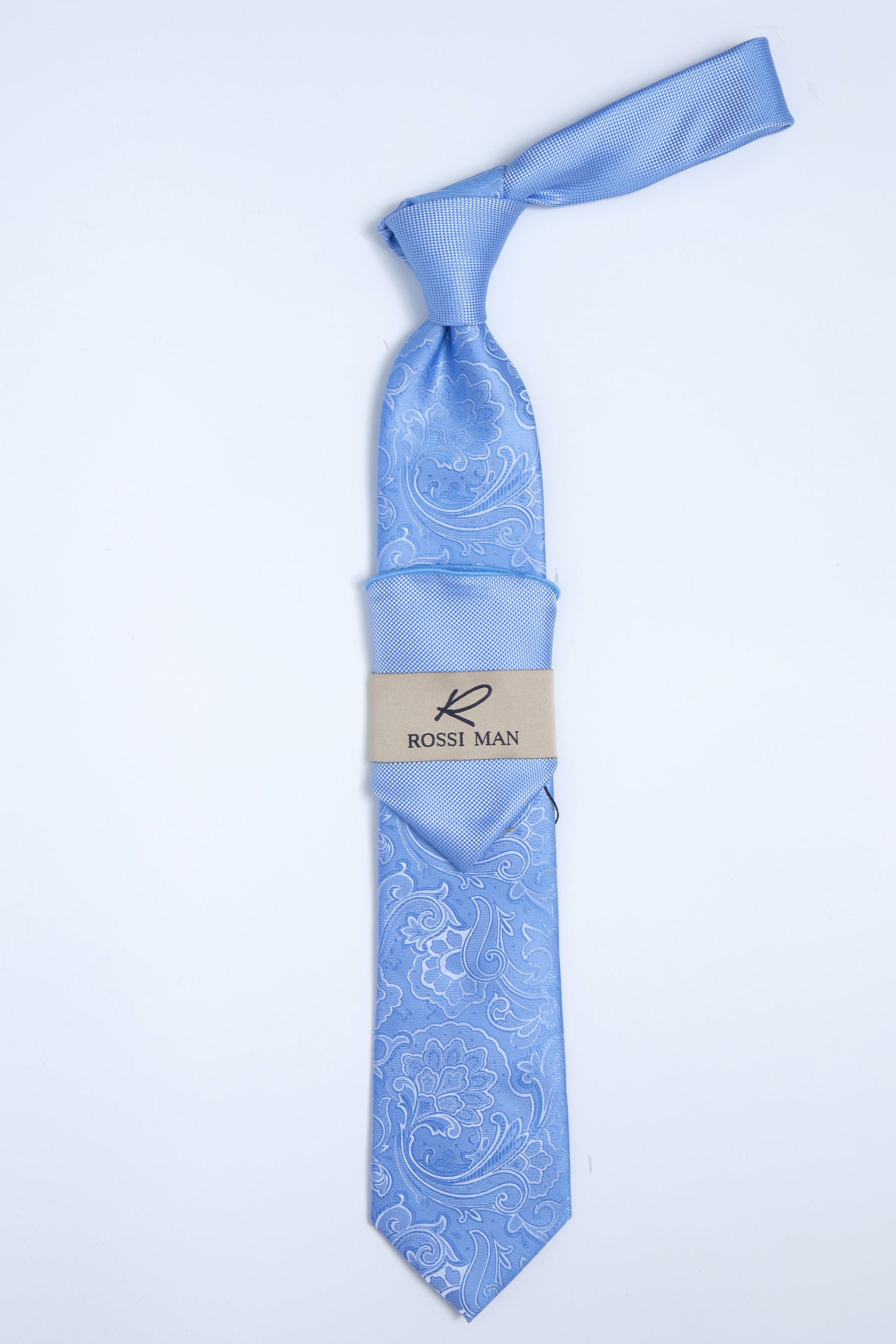 Rossi Man Tie and Pocket Round TT208-4
