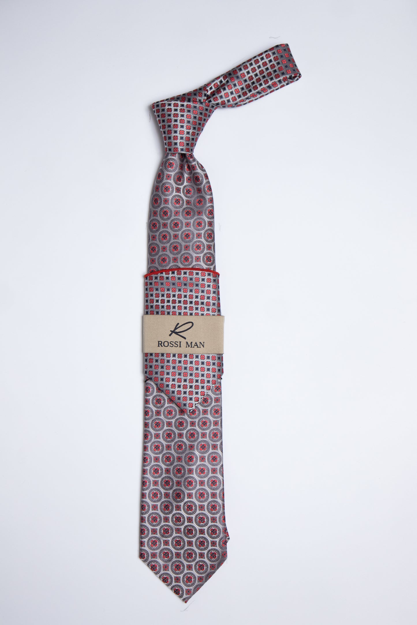 Rossi Man Tie and Pocket Round TT253-1