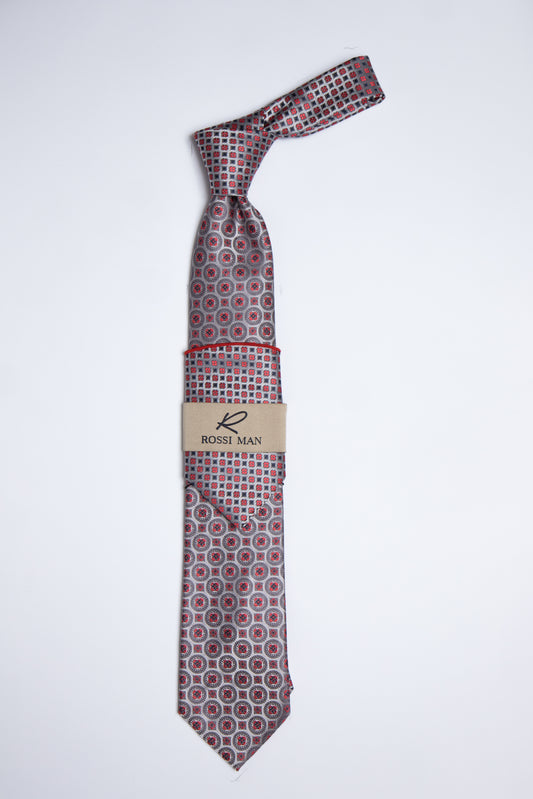 Rossi Man Tie and Pocket Round TT253-1