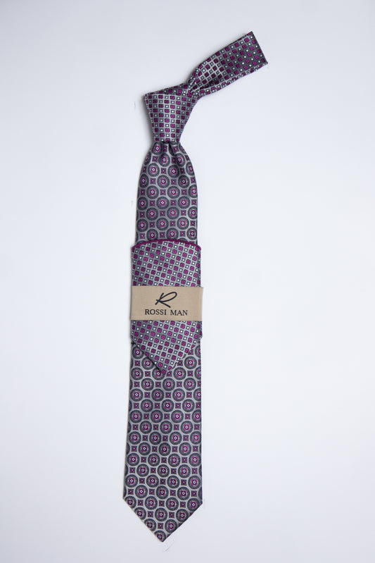 Rossi Man Tie and Pocket Round TT253-3