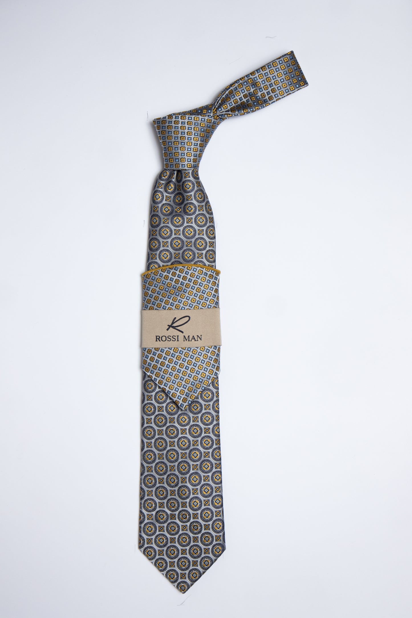 Rossi Man Tie and Pocket Round TT253-4