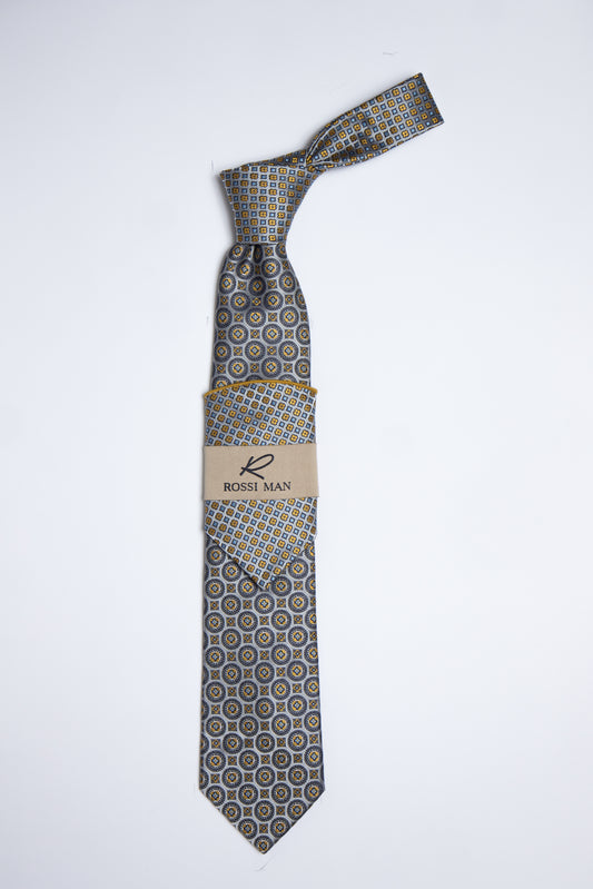 Rossi Man Tie and Pocket Round TT253-4