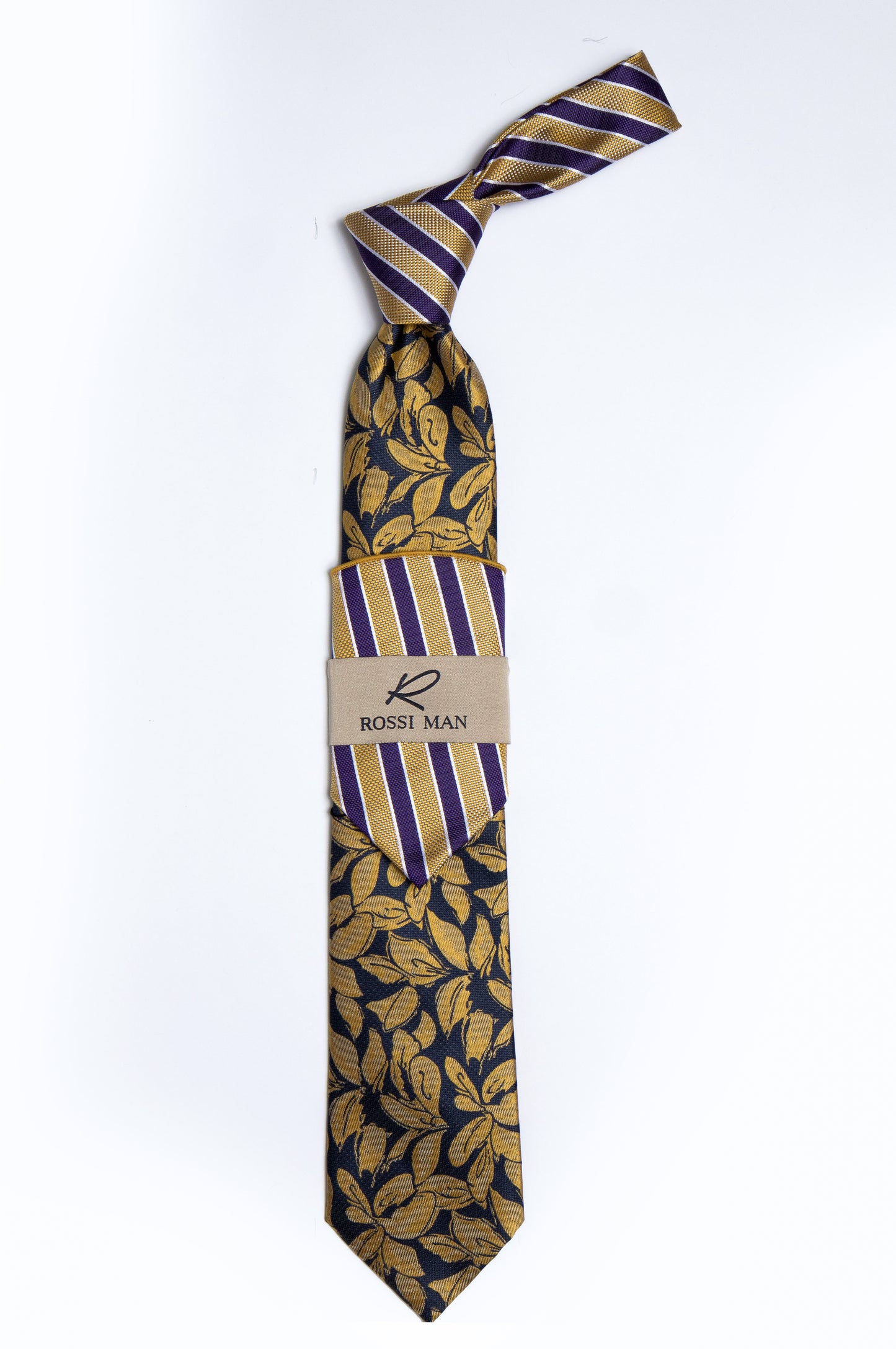 Rossi Man Tie and Pocket Round TT254-3