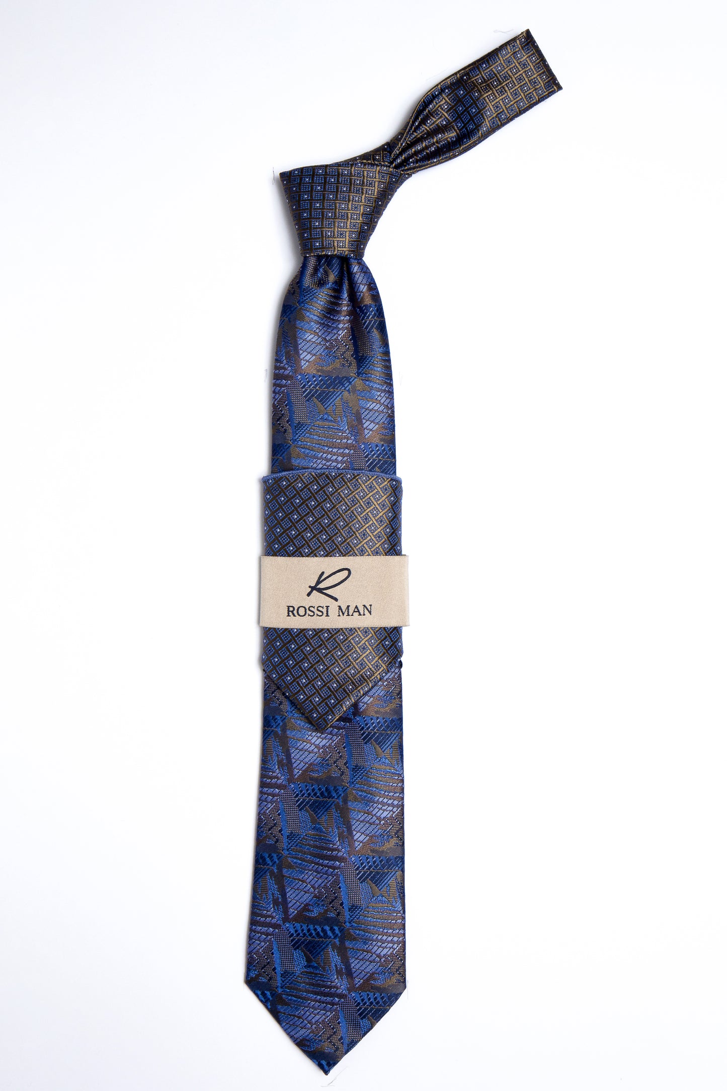 Rossi Man Tie and Pocket Round TT257-1