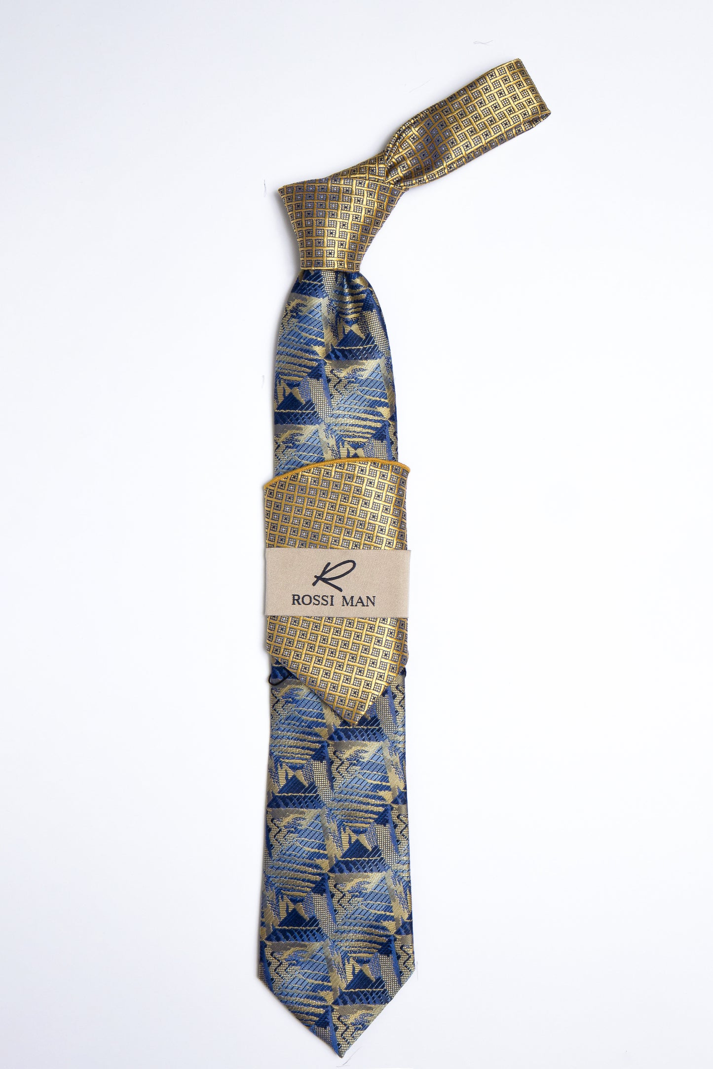 Rossi Man Tie and Pocket Round TT257-3